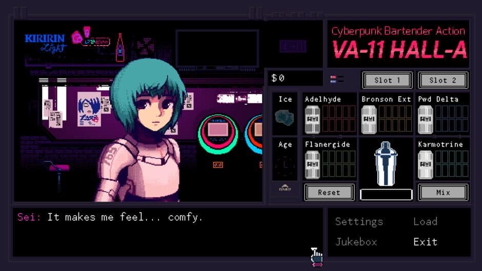 VA-11 Hall-A: Cyberpunk Bartender Action screenshot 4