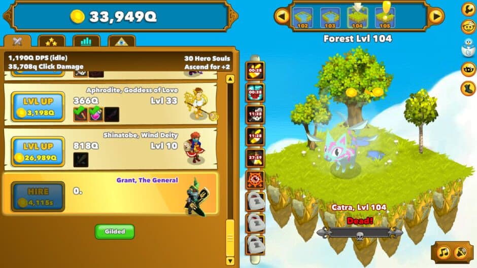Clicker Heroes screenshot 4