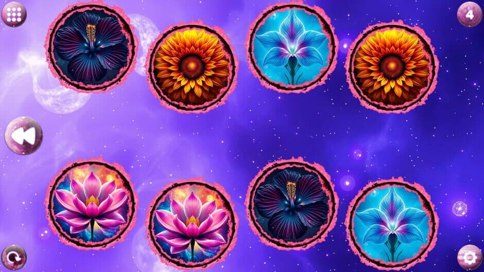 Space Memory: Flowers screenshot 2