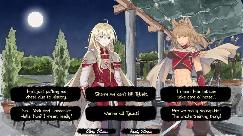 Paper Shakespeare 3: Girl Werewolf Hamlet Absolutely Solves the War of the Roses screenshot 2