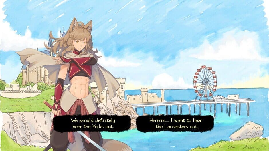 Paper Shakespeare 3: Girl Werewolf Hamlet Absolutely Solves the War of the Roses screenshot 5