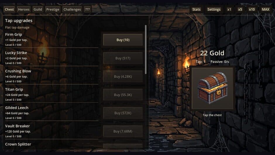 Treasure Clicker screenshot 1
