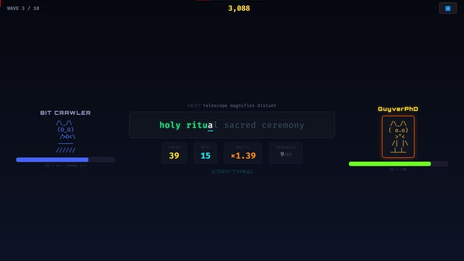 Typers Combat screenshot 1