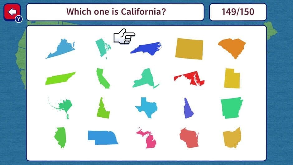 Geo Brain Boost! 50 U.S. States Silhouette Quiz screenshot 6