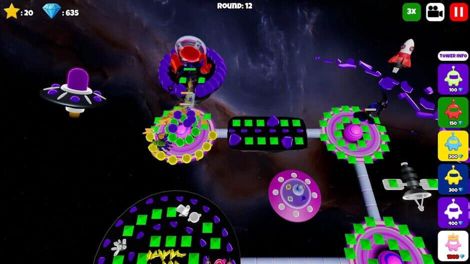 Glowbot Tower Defense screenshot 4