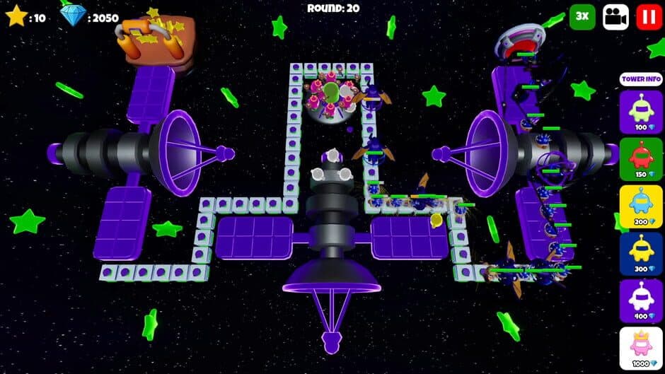 Glowbot Tower Defense screenshot 5