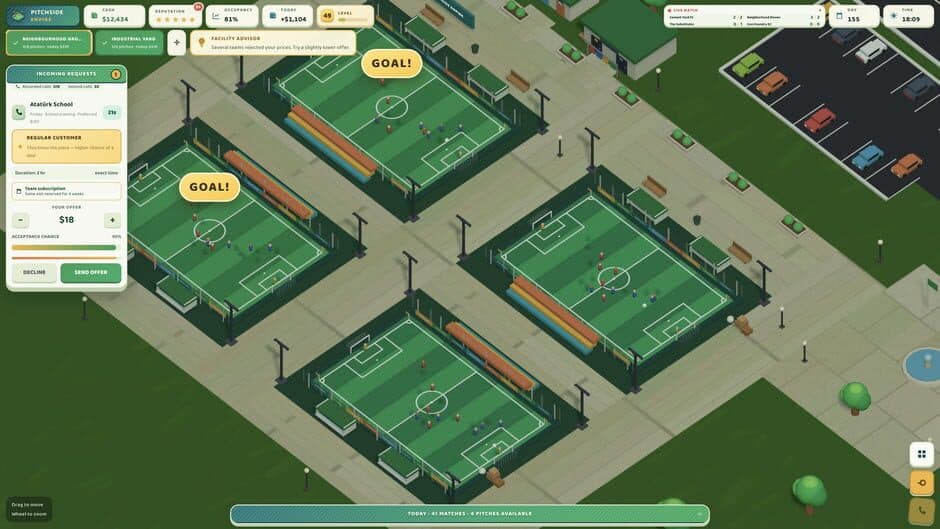 Pitchside Empire screenshot 4