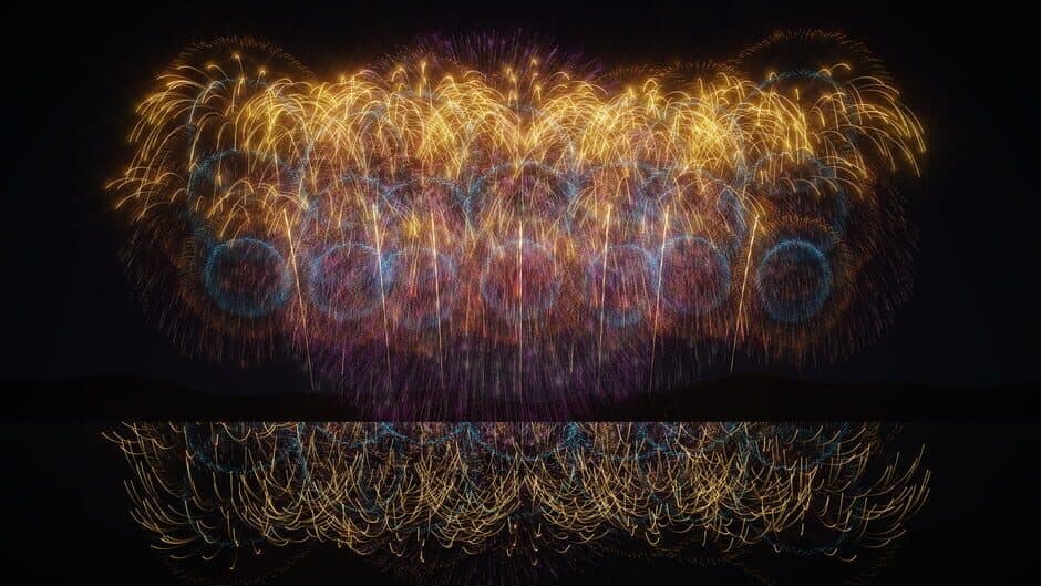 Burst Noir: Fireworks Simulator screenshot 2