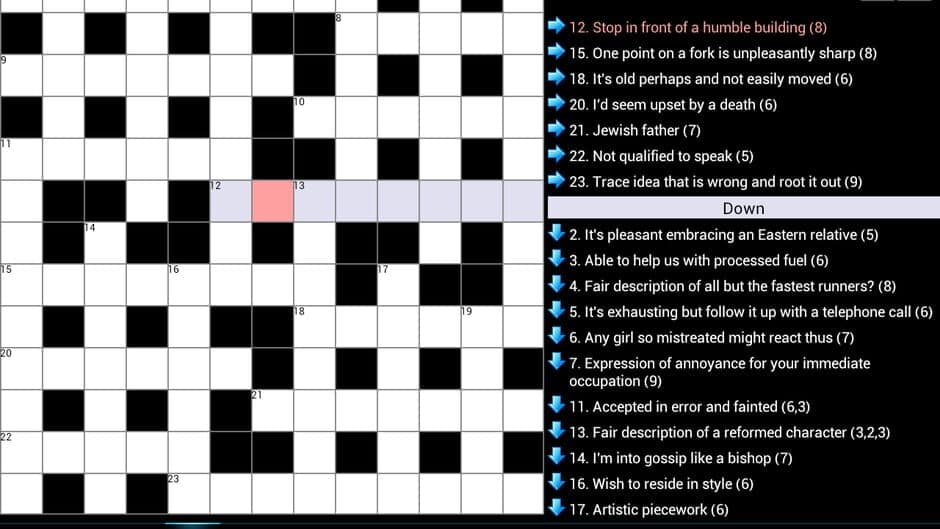 Cryptic Crosswords screenshot 3