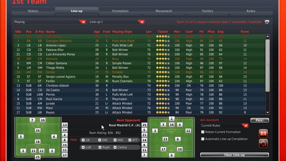 FIFA Manager 08 screenshot 2