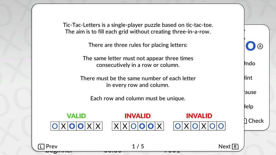 Tic-Tac-Letters by POWGI screenshot 2