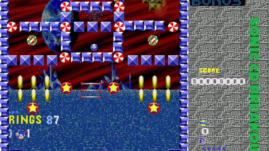 Sonic CD Breakout screenshot 2