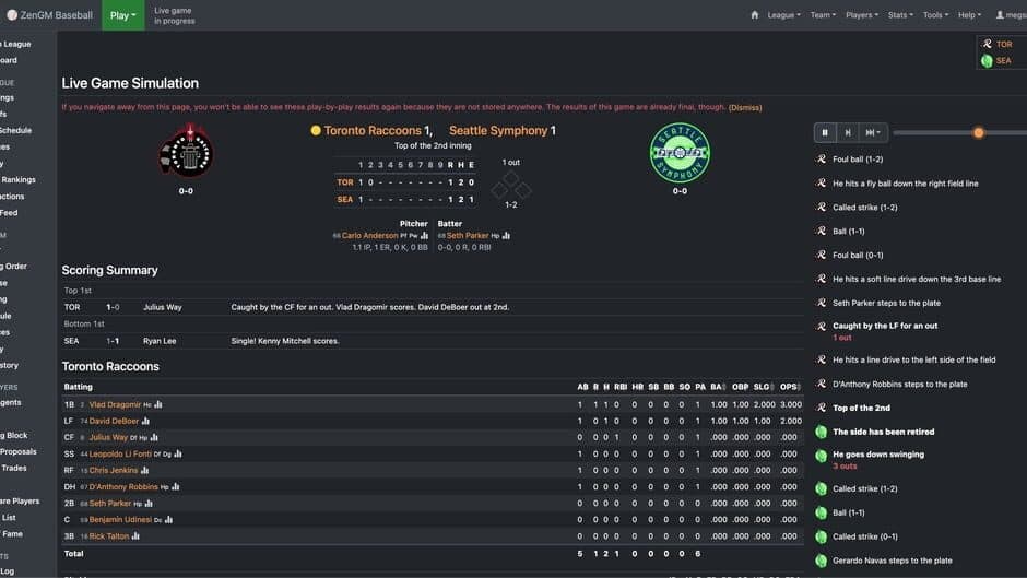 ZenGM Baseball screenshot 3