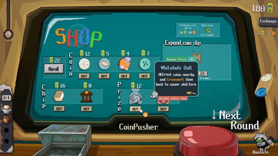 Raccoin: Coin Pusher Roguelike screenshot 6