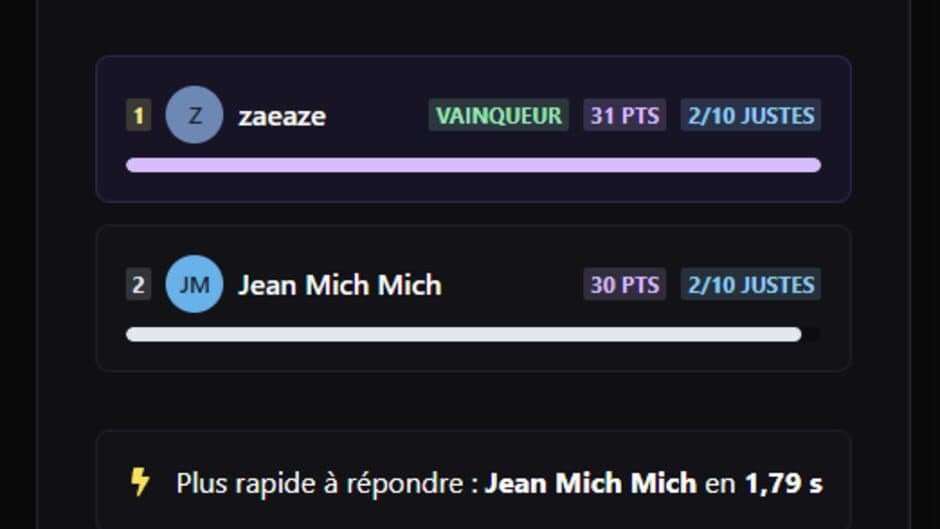 Quiz VS! screenshot 2