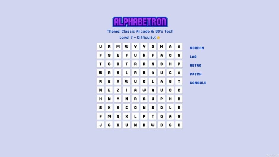 Alphabetron screenshot 2