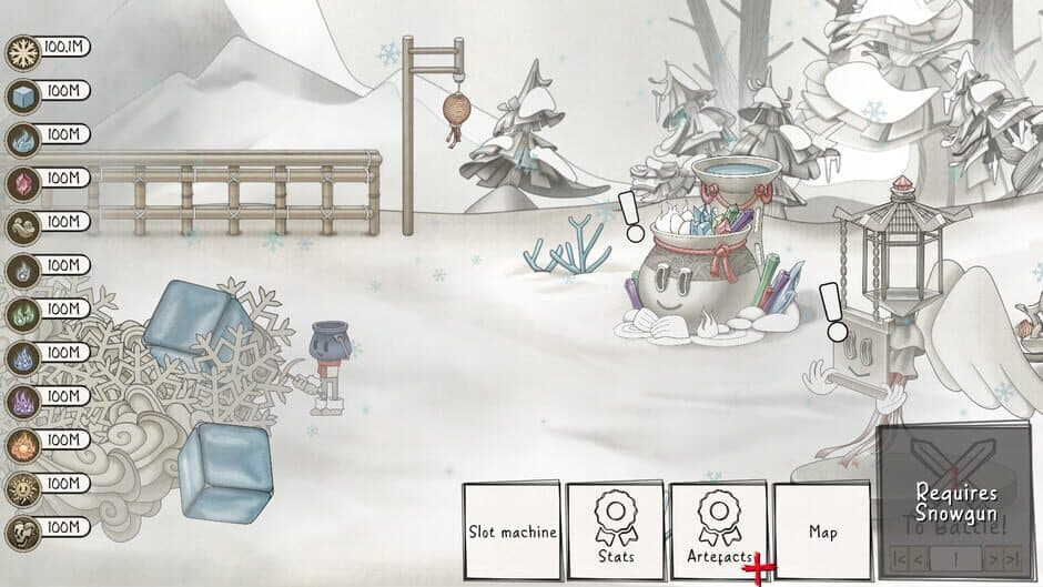 Paint the Snow: Idle screenshot 1