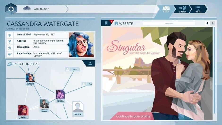 Orwell: Keeping an Eye on You screenshot 3