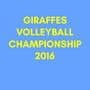 Giraffes Volleyball Championship 2016