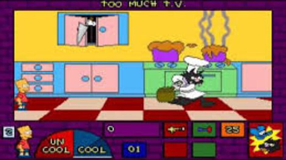 The Simpsons: Bart's House of Weirdness screenshot 2