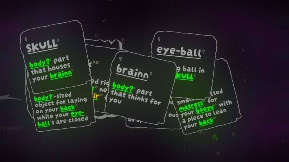 Nick's Recursive Videogame About Deciphering Word Puzzles to Discover Your Identity and Redefine the Universe! screenshot 1
