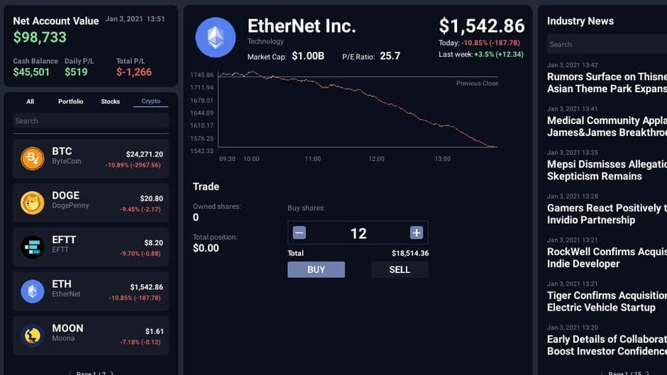 Day Trader Tycoon screenshot 2