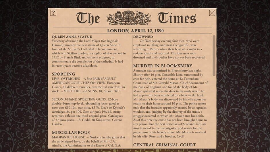 Sherlock Holmes Consulting Detective: The Case of Banker's Final Debt screenshot 4