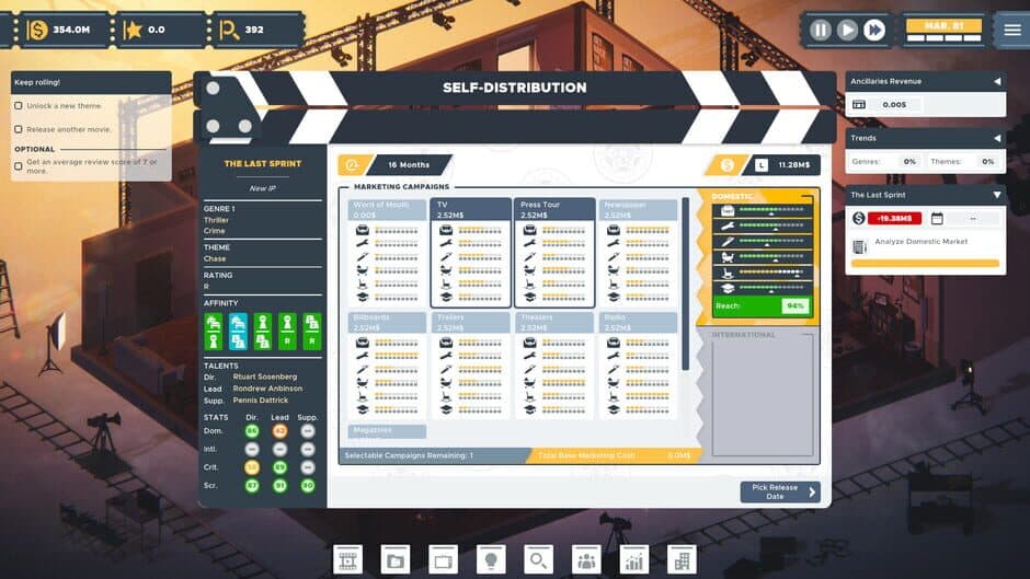 The Executive: Movie Industry Tycoon screenshot 6