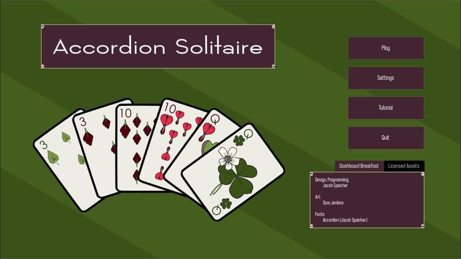 Accordion Solitaire screenshot 1